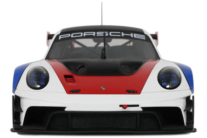 GT Spirit 2023 Porsche 911 992 GT3 R Rennsport White, Red, Blue 1:18