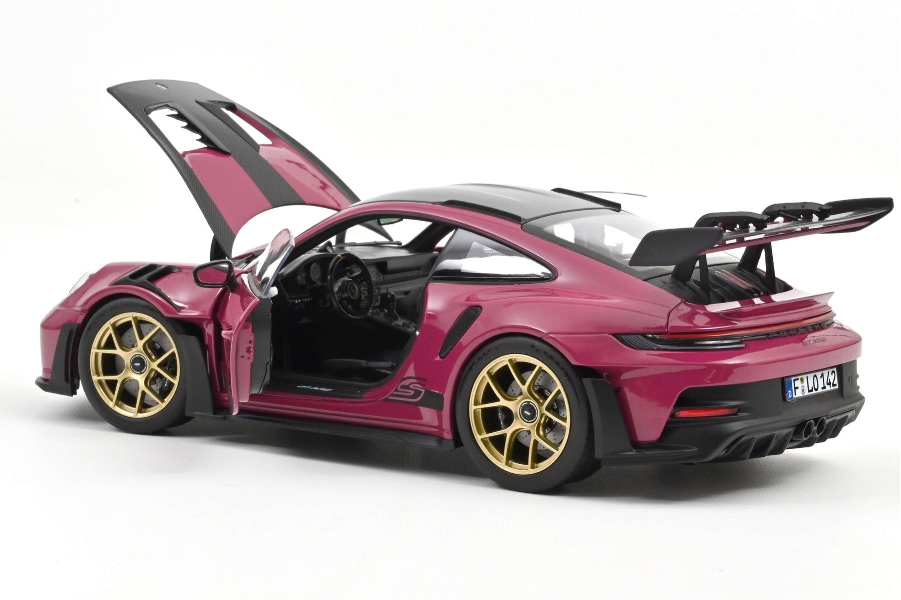 Norev 2022 Porsche 911 992 GT3 RS Weissach Package Ruby Star Neo 1
