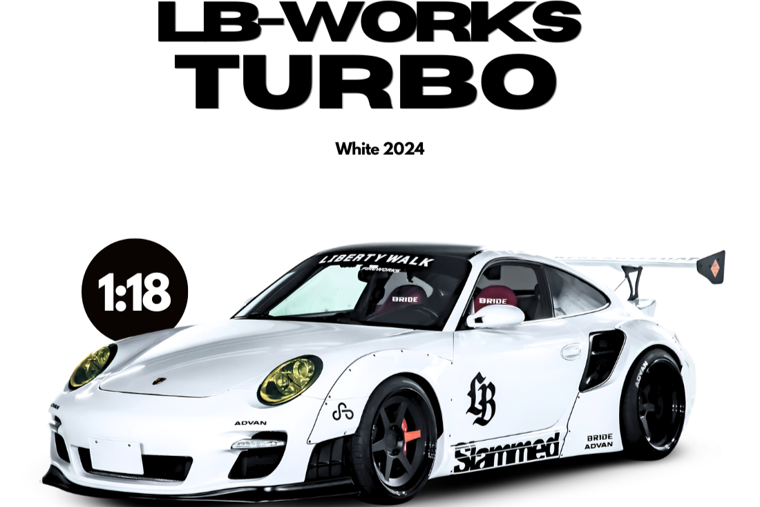 997 Turbo LB Works 1/18 Diecast Porsche