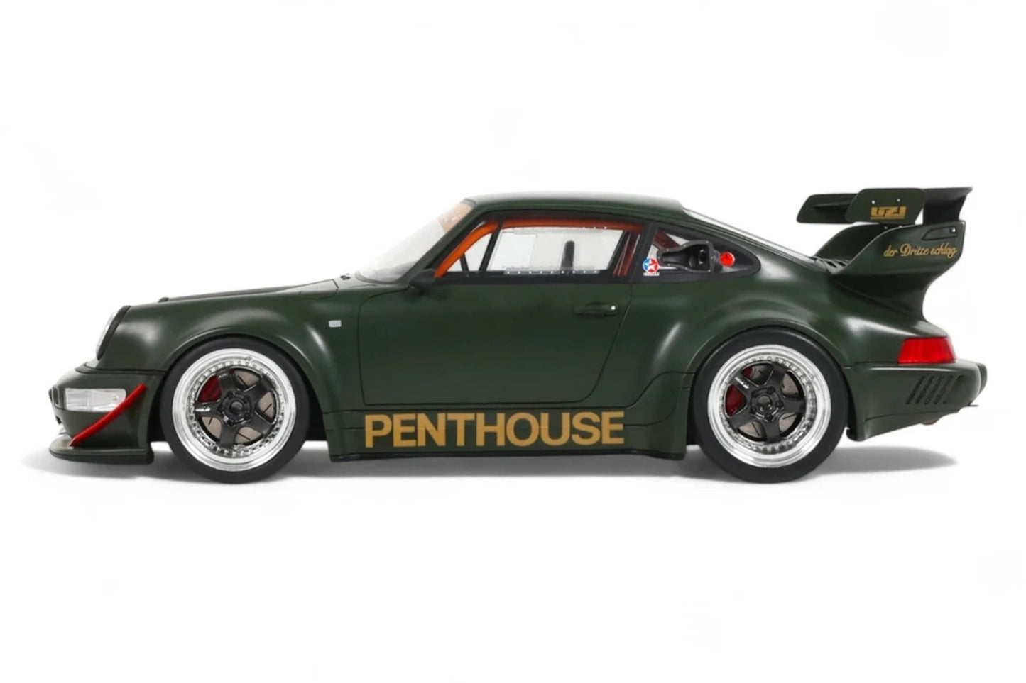GT Spirit 2008 Porsche 911 964 RWB (Penthouse) Army Green 1:18