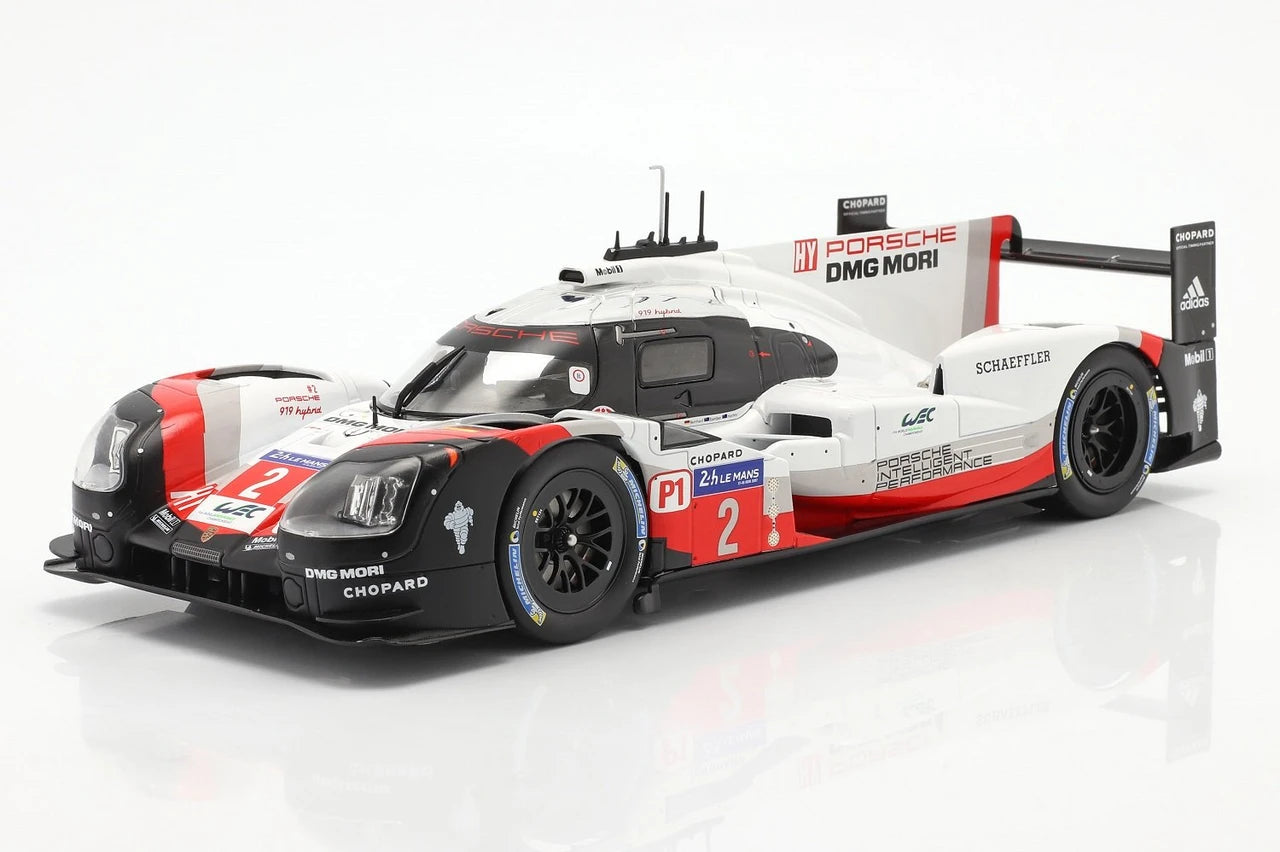 Ixo Porsche 919 Hybrid 2.0L Turbo V4 #2 Team Porsche WINNER 24hr Le Mans 2017 Collector's Box 1:18