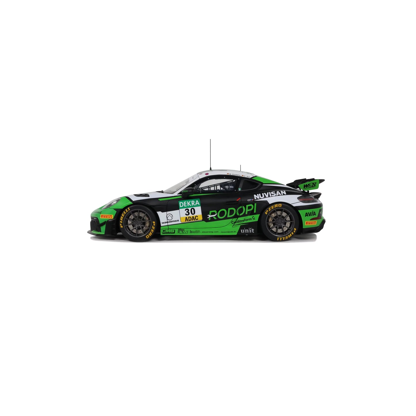 Otto 2023 Porsche 718 Cayman GT4 RS Clubsport #30 ADAC GT4 2023 Green 1:18