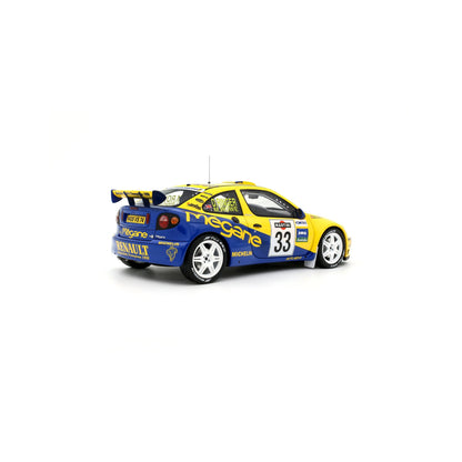 Otto Renault Megane Maxi #33 Rally San Remo 1998 Yellow & Blue 1:18