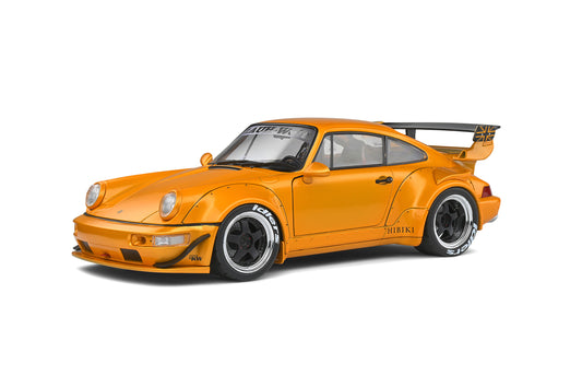 Solido 2016 Porsche RWB 964 Hibiki Orange 1:18
