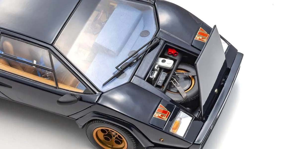 Kyosho 1982 Lamborghini Countach LP500S Walter Wolf Dark Blue 1:18