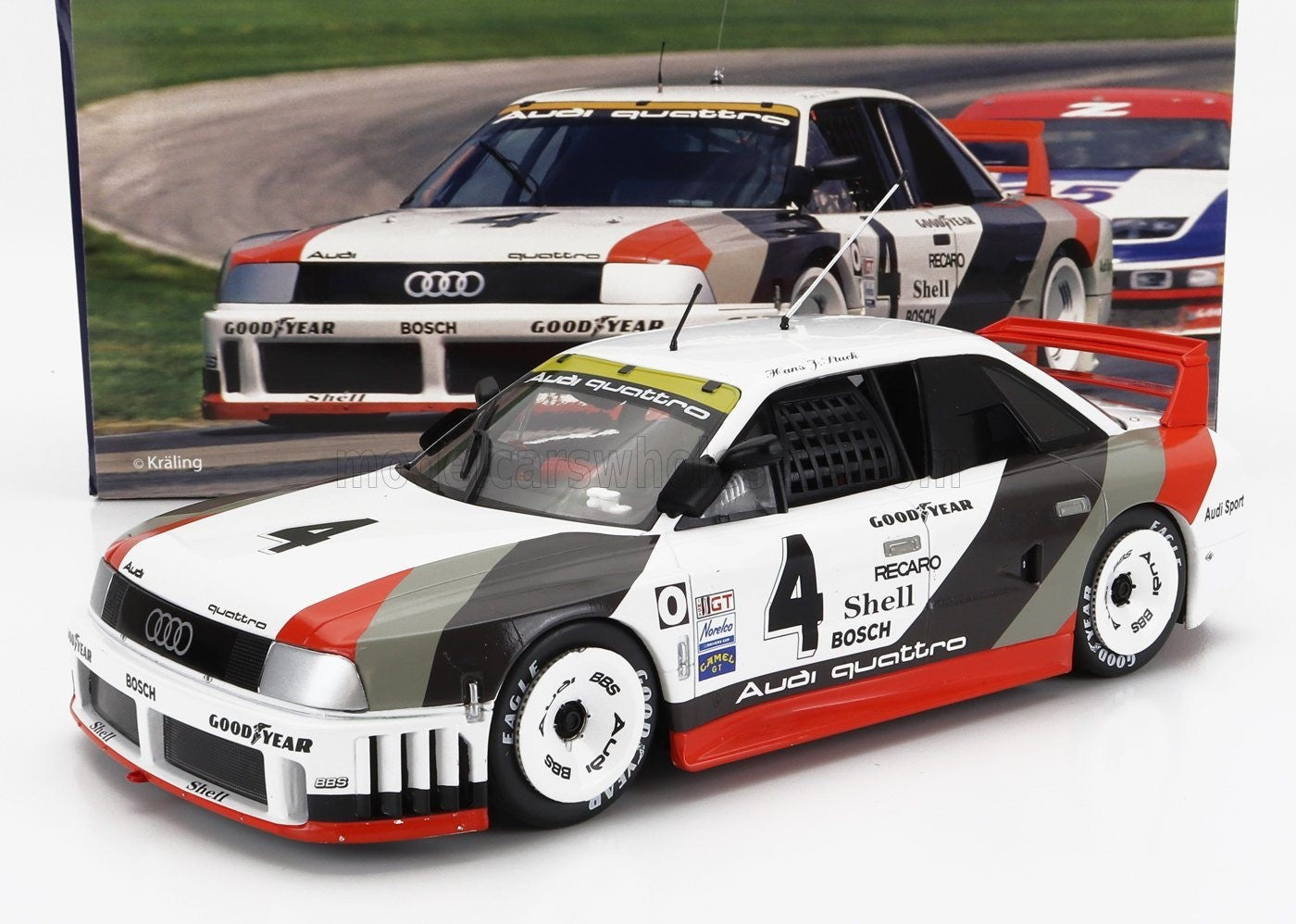 Werk83 Audi 90 Quattro Team Audisport No 4 2nd Place Portland IMSA 1989 1:18