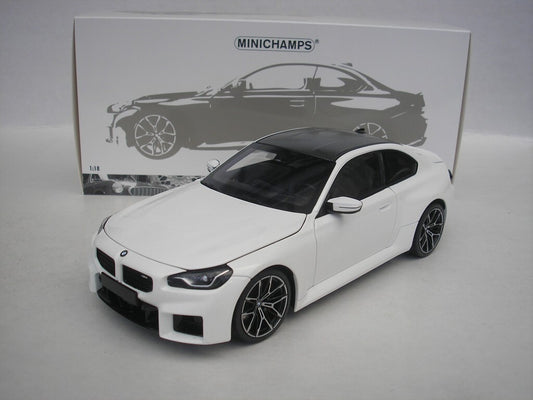 Minichamps 2023 BMW M2 (G87) White 1:18