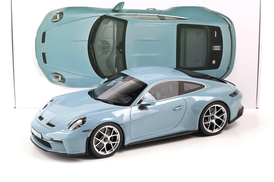 Norev 2023 Porsche 911 992 S/T Meissen Blue 1:12