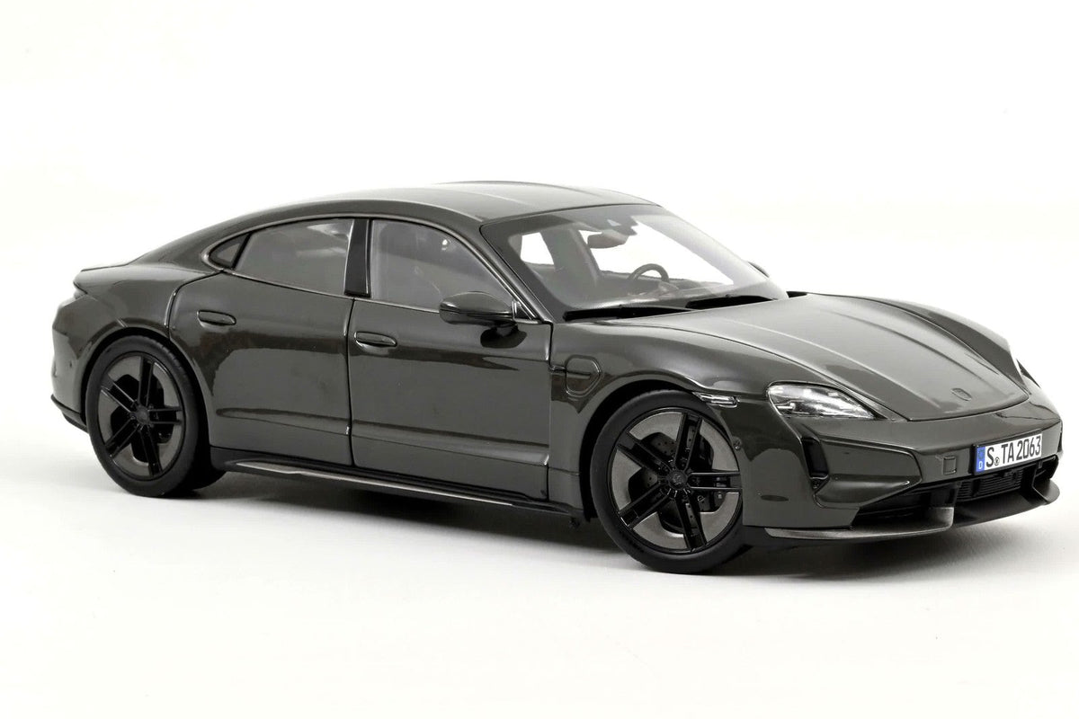 Norev 2024 Porsche Taycan Turbo S Slate Grey Neo 1:18