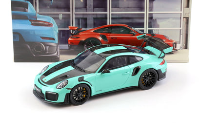 GT Spirit Porsche 911 991.2 GT2 RS w/ Weissach Pkg Mint Green 1:18 Porsche Museum