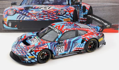 Ixo Porsche 911 991.2 GT3 R Team GPX Martini Racing #221 24hr SPA 2022 1:18