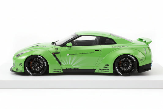 GT Spirit 2016 Nissan Skyline GT-R (R35) LB Performance Green 1:18