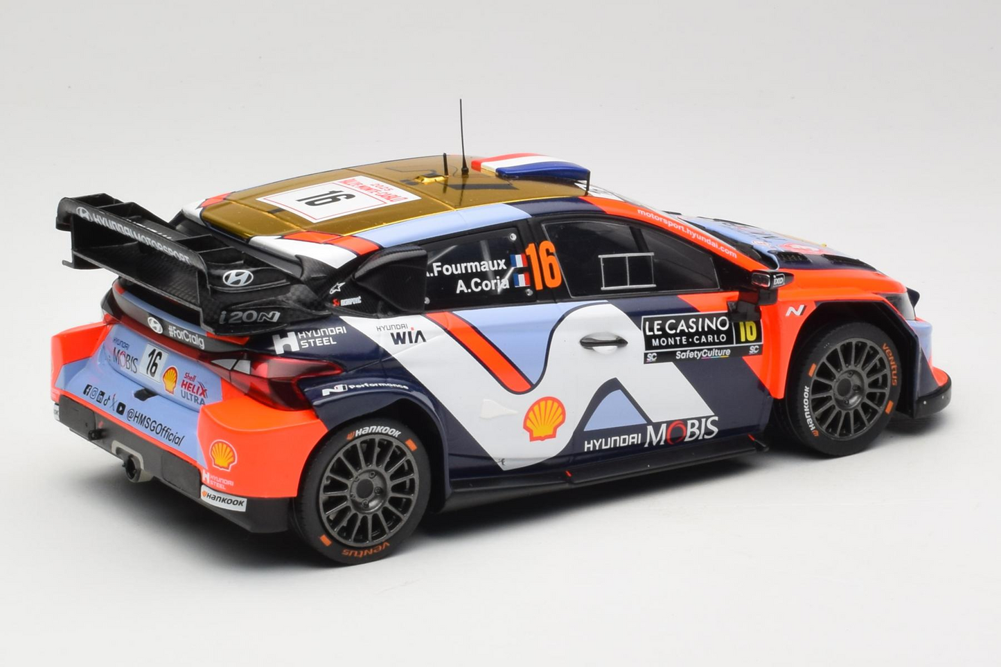 Ixo 2025 Hyundai i20 N WRC #16 2025 Rally Monte Carlo 1:18