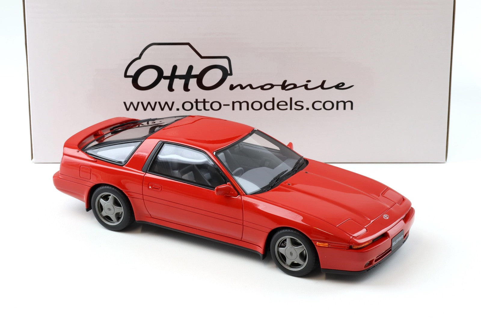Otto 1989 Toyota Supra MK3 (A70) Super Red 1:18 – STM Diecast