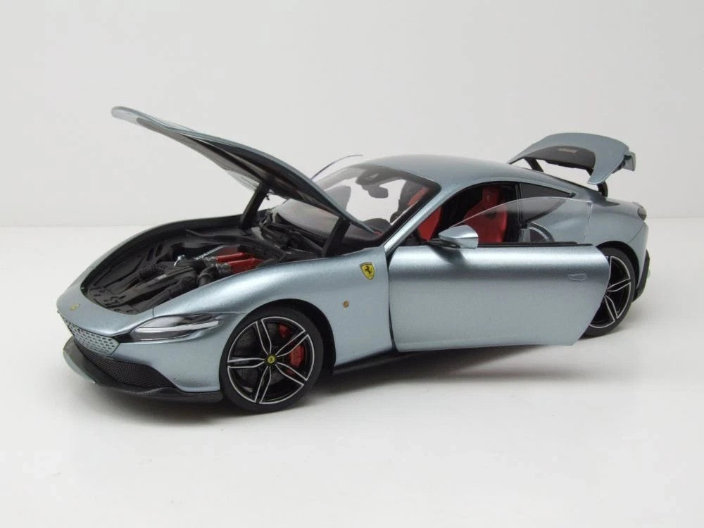 Polistil 2019 Ferrari Roma Grigio Titanio (Grey Metallic) High Fidelity WITH DISPLAY 1:18