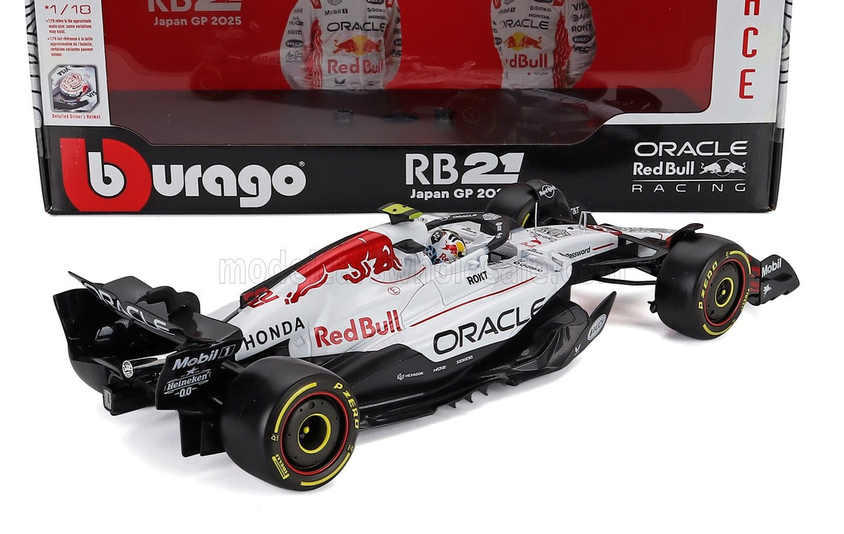 Bburago F1 RB21 Team Oracle Red Bull Racing #22 Japan GP 2025 (Yuki Tsunoda) 1:18