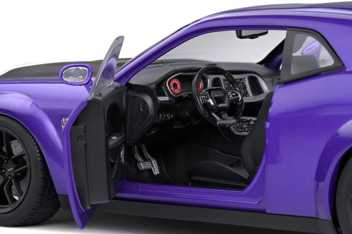 Solido 2020 Dodge Challenger SRT Hellcat Redeye Widebody Plum Crazy Purple 1:18