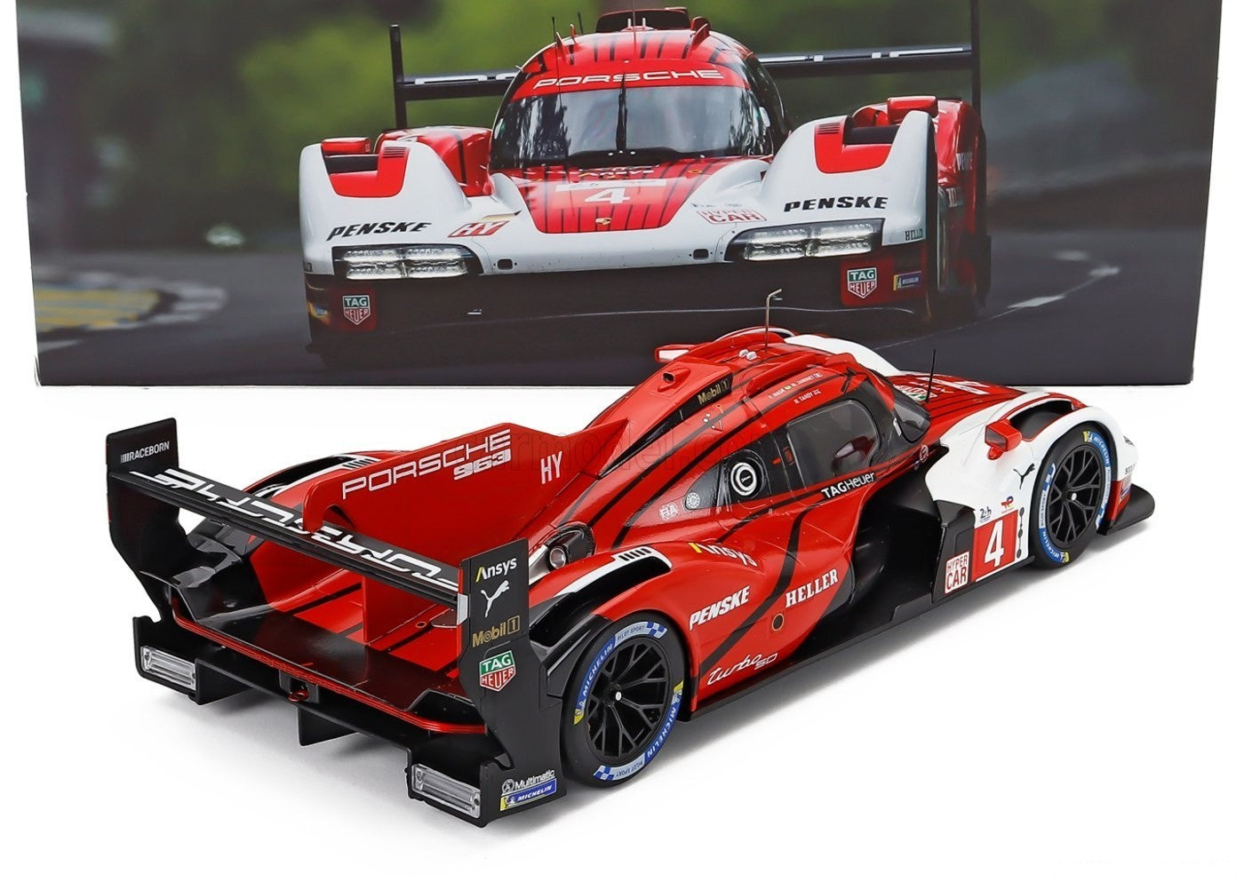 Ixo Porsche 963 LMDh #4 Penske Motorsports 24hr Le Mans 2024 1:18