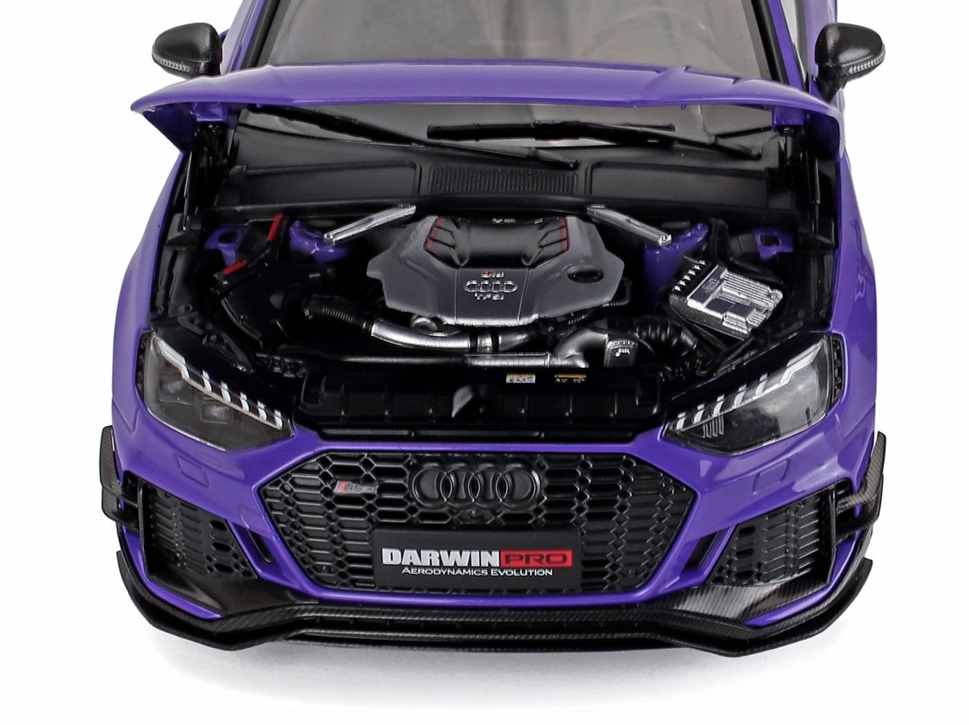 Kengfai KiloWorks 2020 Audi RS4 Avant B9 Darwin Pro Violet Purple Metallic 1:18