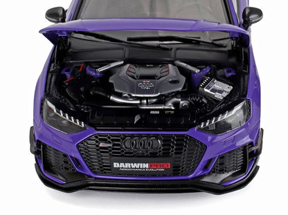 Kengfai KiloWorks 2020 Audi RS4 Avant B9 Darwin Pro Violet Purple Metallic 1:18