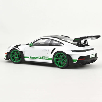 Norev 2022 Porsche 911 992 GT3 RS Weissach Package "Tribute to Carrera RS" White w/ Green 1:12