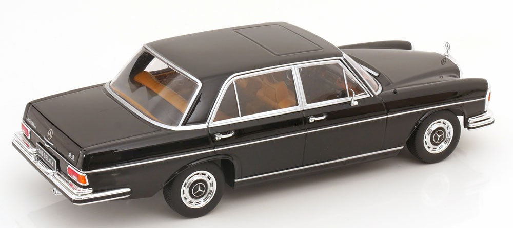 KK Scale 1967-1972 Mercedes-Benz 300 SEL 6.3 (W109) Sedan Black 1:18