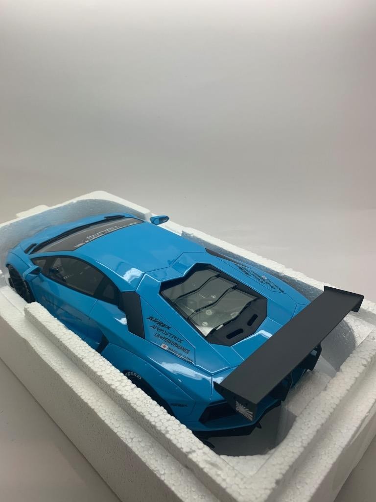 GT Spirit Lamborghini Aventador LP400 LB-Works Baby Blue 1:18