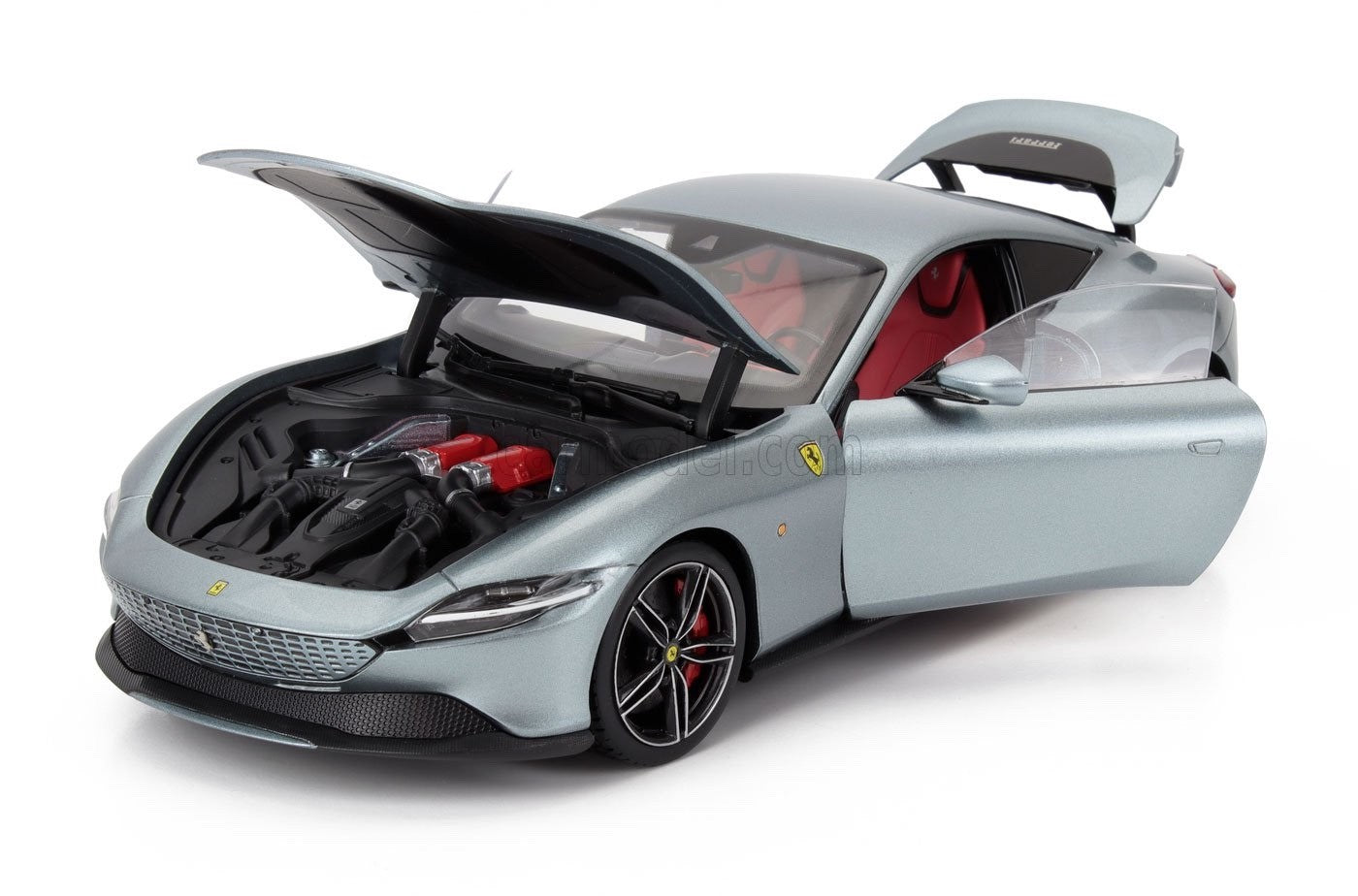 Polistil 2019 Ferrari Roma Grigio Titanio (Grey Metallic) High Fidelity 1:18