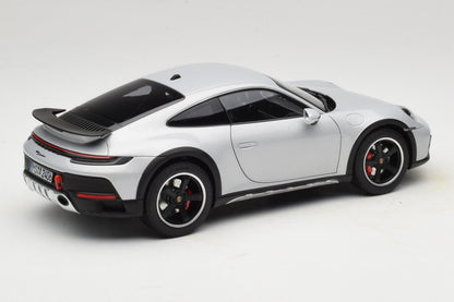 Norev 2023 Porsche 911 Dakar 992 Ice Grey Metallic 1:18