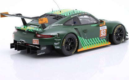 Ixo Porsche 911 991.2 GT3 RSR 4.0L Team Proton Competition ELMS #93 Le Mans 2020 1:12