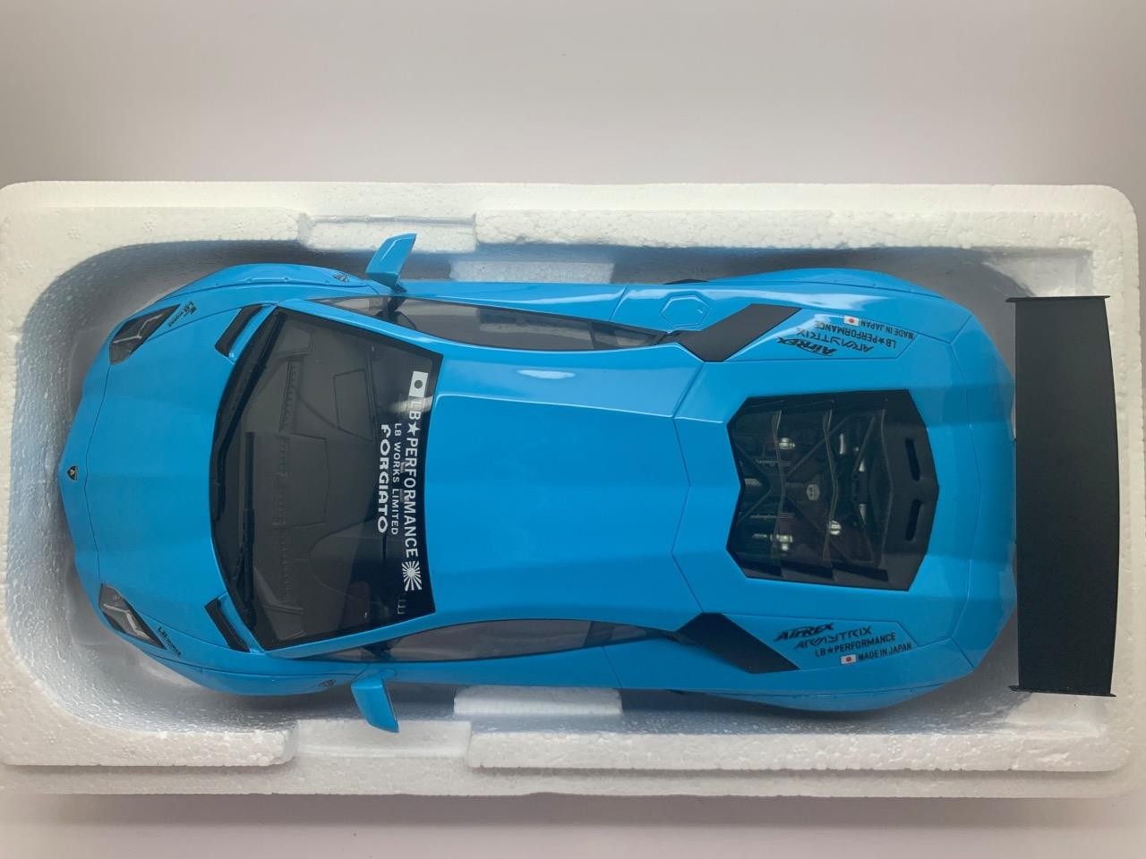 GT Spirit Lamborghini Aventador LP400 LB-Works Baby Blue 1:18