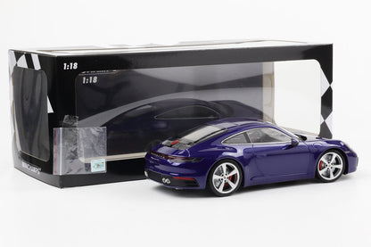 Minichamps 2020 Porsche 911 992 Carrera 4S "Bad Boys for Life" Gentian Blue 1:18