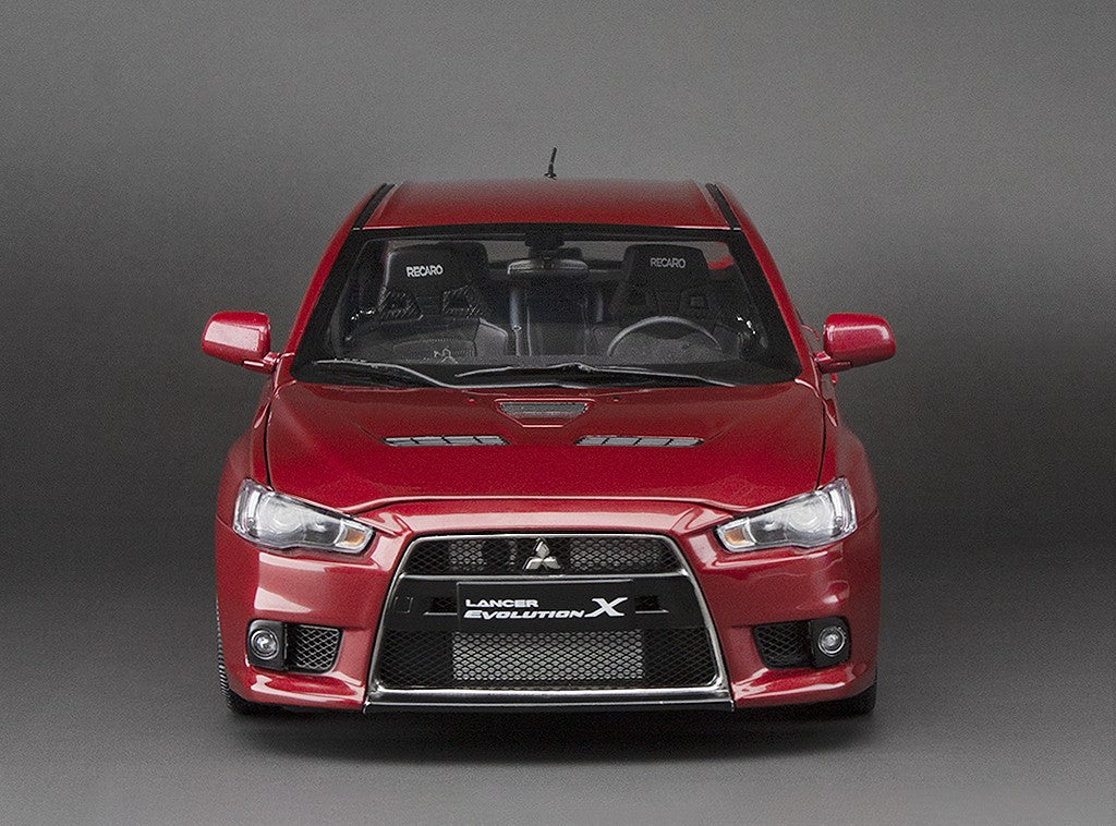 Sun-Star 2007 Mitsubishi Lancer Evolution X FQ400 Red Metallic 1:18