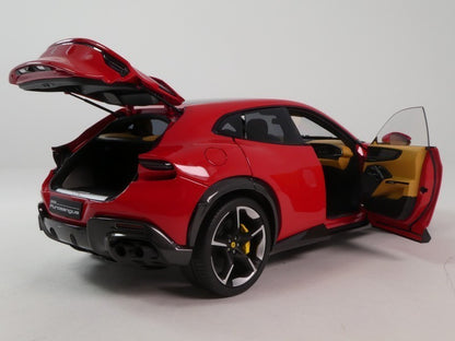 BBR 2022 Ferrari Purosangue w/ Panoramic Sunroof Rossa Corsa 1:18