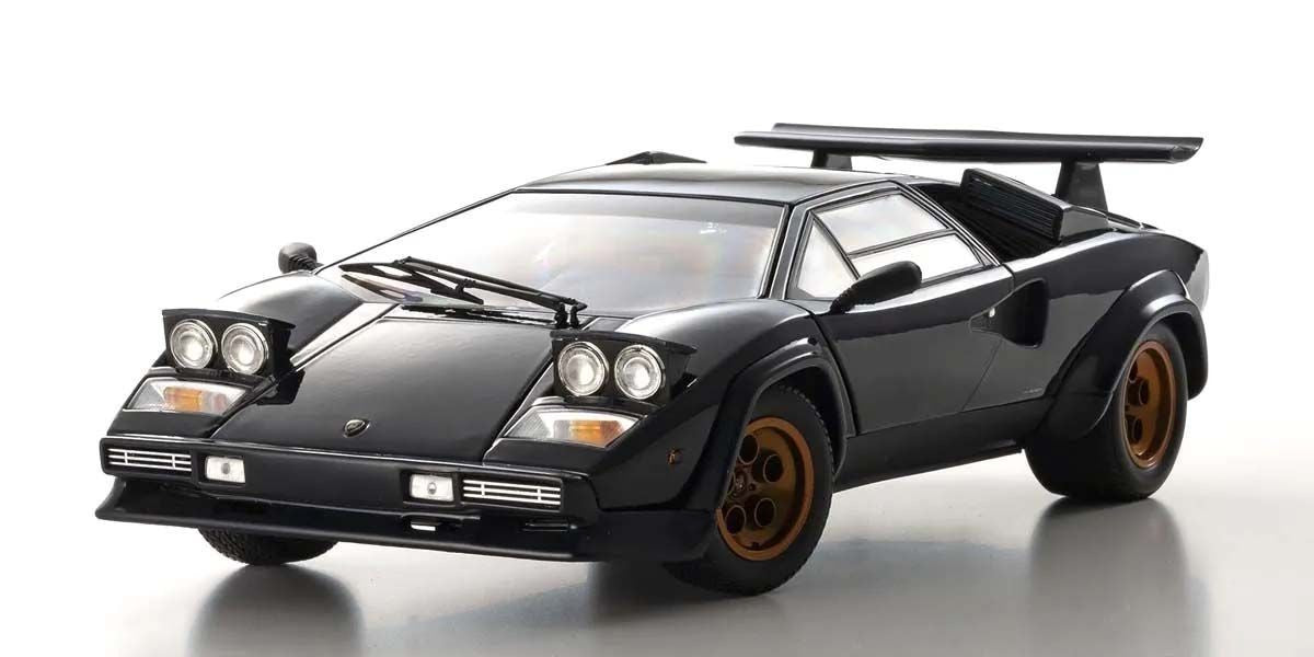 Kyosho 1982 Lamborghini Countach LP500S Walter Wolf Dark Blue 1:18
