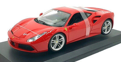 Bburago 2016 Ferrari 488 GTB Rossa Corsa Red 1:18