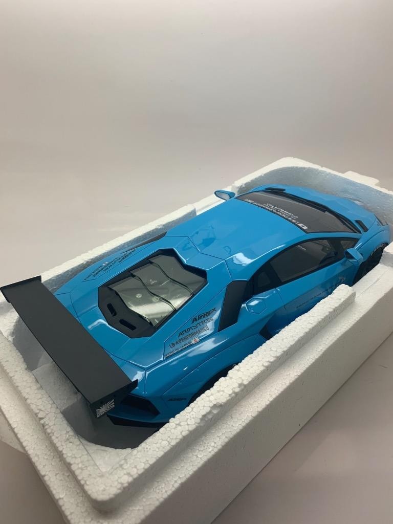 GT Spirit Lamborghini Aventador LP400 LB-Works Baby Blue 1:18