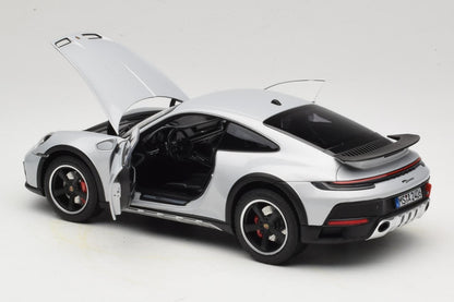 Norev 2023 Porsche 911 Dakar 992 Ice Grey Metallic 1:18