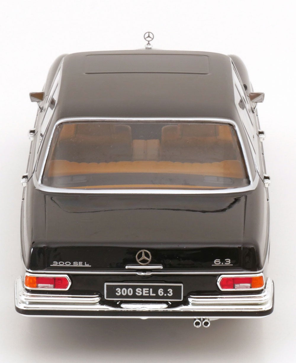 KK Scale 1967-1972 Mercedes-Benz 300 SEL 6.3 (W109) Sedan Black 1:18