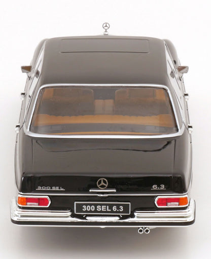 KK Scale 1967-1972 Mercedes-Benz 300 SEL 6.3 (W109) Sedan Black 1:18