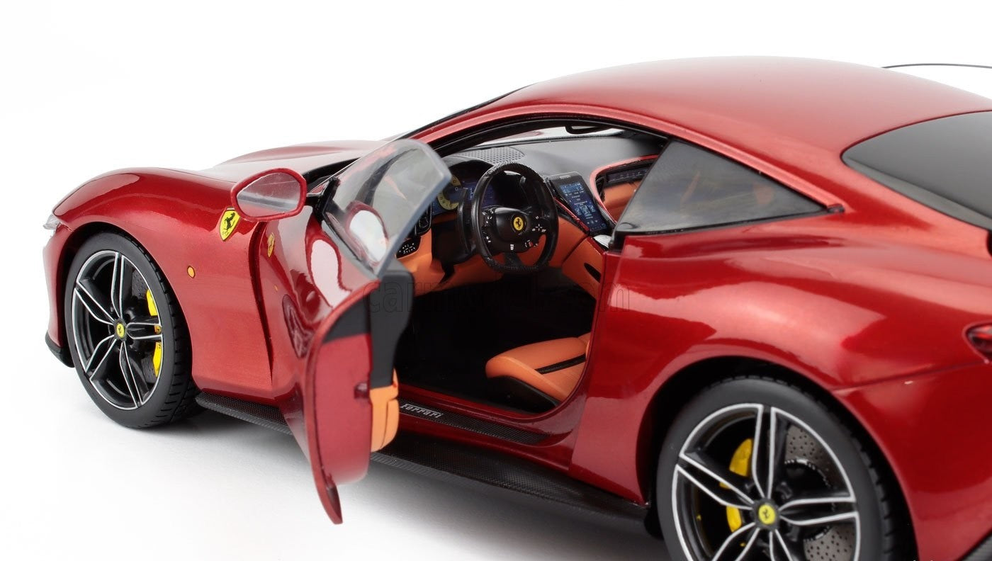 Polistil 2019 Ferrari Roma Rosso Magma (Red Metallic) High Fidelity 1:18