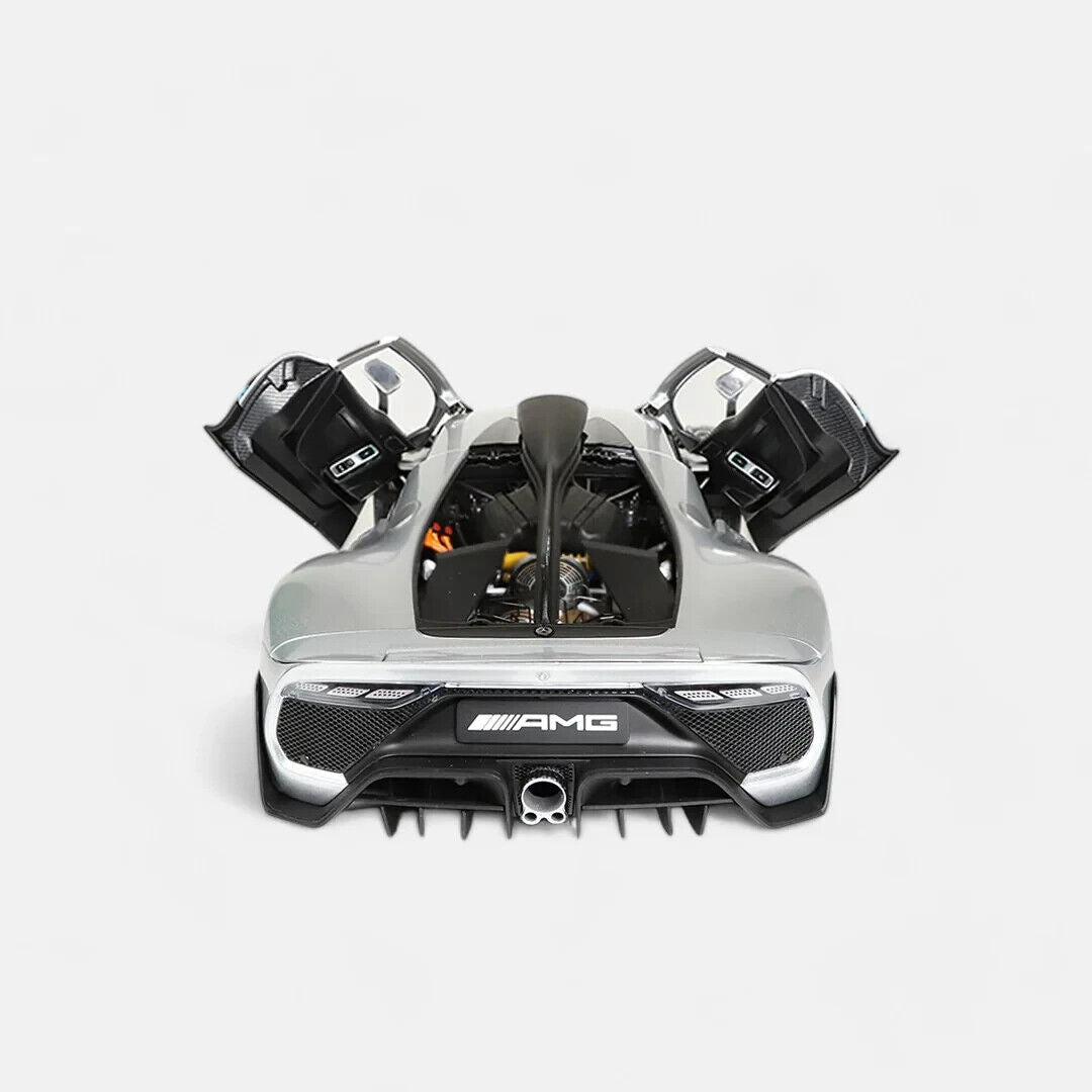 NZG 2023 Mercedes Benz One AMG (C298) Hightech Silver 1:12