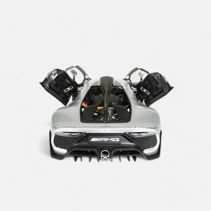 NZG 2023 Mercedes Benz One AMG (C298) Hightech Silver 1:12