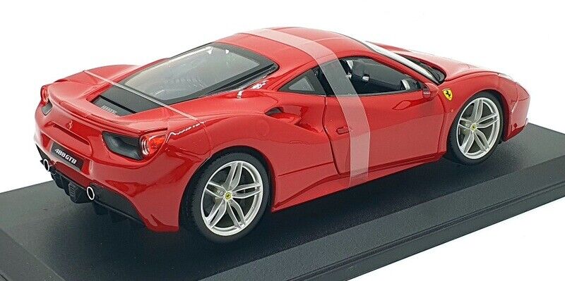 Bburago 2016 Ferrari 488 GTB Rossa Corsa Red 1:18