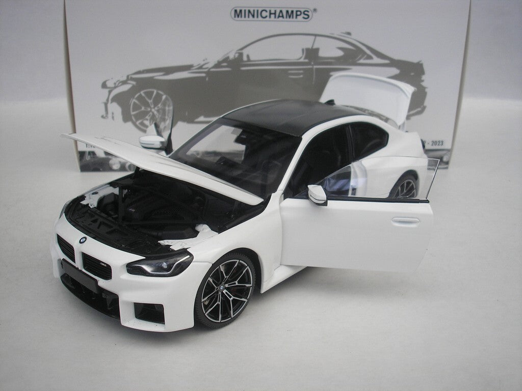 Minichamps 2023 BMW M2 (G87) White 1:18