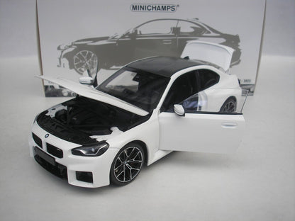 Minichamps 2023 BMW M2 (G87) White 1:18