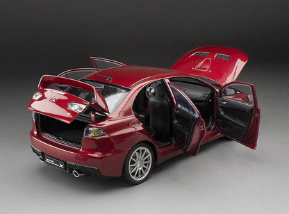 Sun-Star 2007 Mitsubishi Lancer Evolution X FQ400 Red Metallic 1:18