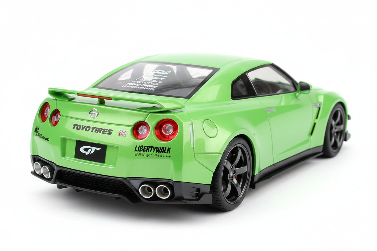 GT Spirit 2016 Nissan Skyline GT-R (R35) LB Performance Green 1:18