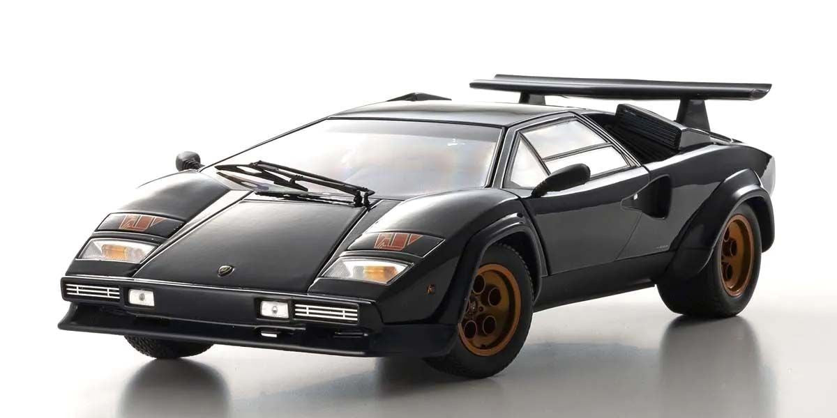 Kyosho 1982 Lamborghini Countach LP500S Walter Wolf Dark Blue 1:18