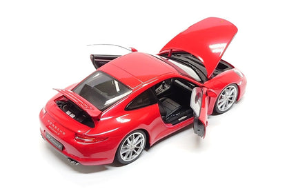 Welly 2013 Porsche 911 991 Carrera S Coupe Guards Red 1:18